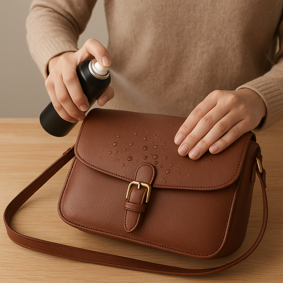 Hoe maak ik mijn leren tas waterproof?