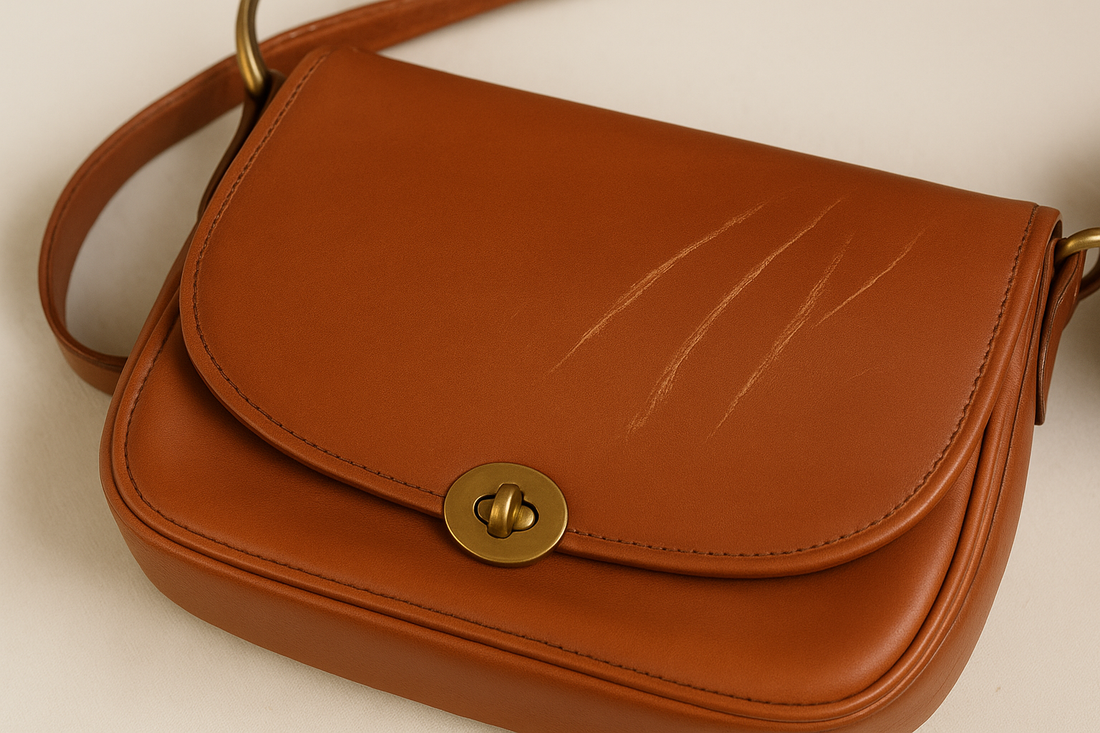 Hoe verwijder ik krassen op mijn leren tas?