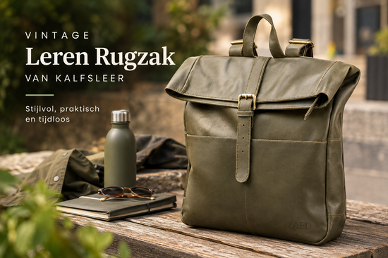 Waarom een vintage leren rugzak van kalfsleer de perfecte tas is voor dagelijks gebruik