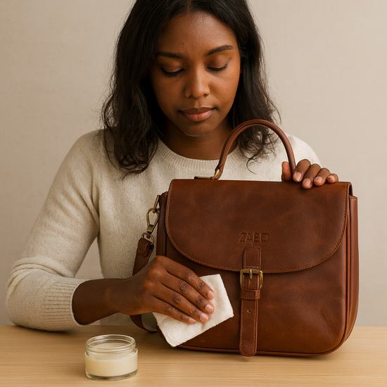 Leren tas onderhouden: zo conditioneer je jouw Zaed-tas stap voor stap