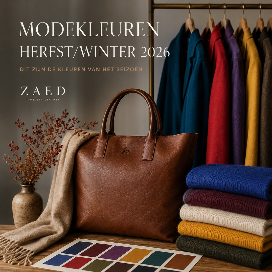 Modekleuren herfst/winter 2026: dit zijn de kleuren van het seizoen