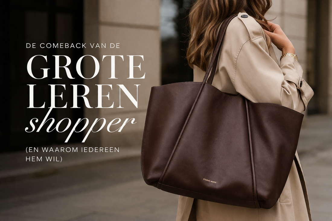 De comeback van de grote leren shopper (en waarom iedereen hem wil)