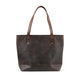 Bruine Leren Shoppertas Dames