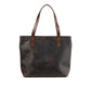 Bruine Leren Shoppertas Dames