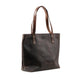 Bruine Leren Shoppertas Dames